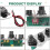 5 Jazz JB Bass Loaded Wired Control Plate för 4/5-SträNgade Basgitarrdelar 6