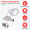 Desktop Computer Lock Computer Case Lock Anti-Theft Lock for Internet Cafe Office Management Lock 8