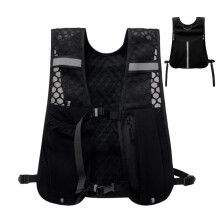 Hydration Vest Lightweight Running Fanny Bag with 500ml Water Bottle Black