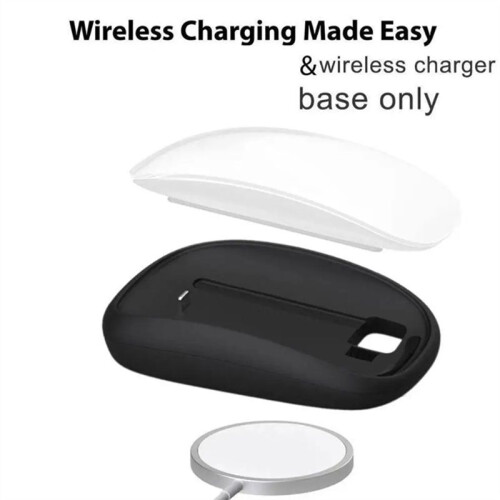 Mouse Dock for  Magic Mouse 2 Charging Dock Ergonomic Wireless Charging Pad Housing Increased Height-A 2