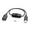 Data Sync USB 2.0 Extender Cord USB Extension Cable with  OFF  LED Indicator for PC Laptop USB Fan LED Lamp 3