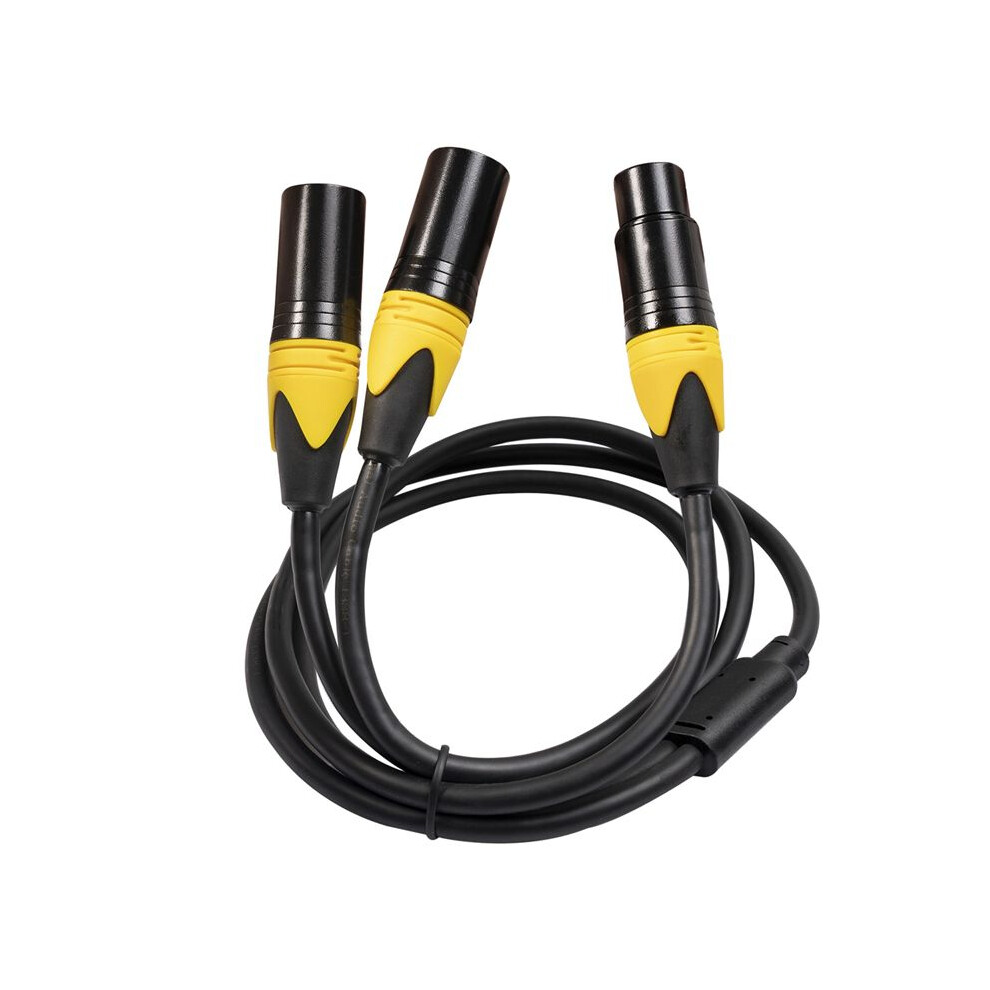 Xlr Splitter Cable,3 Pin Xlr Female To Dual Xlr Male Audio Cable Y Cable Balanced Microphone Splitter Cord Audio Adaptor 6033286434294