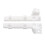 Front Right & Left Bumper Bracket for  Lancer Except EVO 2008-2017 6400F549 6400F550 1