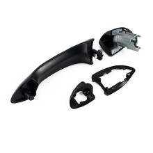 For X5 E53 2000-2006 Outside Exterior Door Handle Kit 51218243618 Front or Rear Right Bright Black