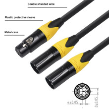 XLR Splitter Cable,3 Pin XLR Female To Dual XLR Male Audio Cable Y Cable Balanced Microphone Splitter Cord Audio Adaptor