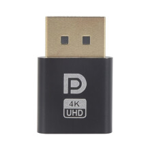 4K  Dummy Plug DP Virtual Display Adapter EDID Headless  Emulator for PC  Video Card