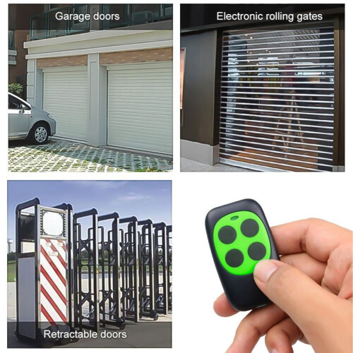 433Mhz Garage Door Copy Remote Control Cloning RF Transmitter Wireless Remote Control 433Mhz for Gate Duplicator,Red 2