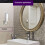 Wall Socket Rack No Punching Required  Suitable for  Audio Brackets Bathroom Storage Organizer White 5