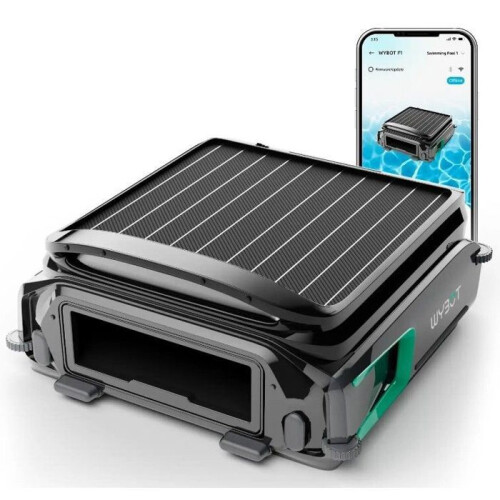 Solar Floating Skimmer WYBOT F1 ? Autonomous and Connected Pool Surface Cleaning Robot