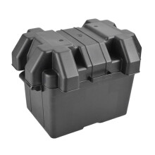 Waterproof Battery Box, Large Capacity Tray, Heavy Duty Case With Secure Lid, Portable Power Housing For Automotive Marine RV