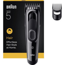Haartrimmer - BRAUN - HC5510 - Draadloos - 50 min - 9 instellingen - Zwart