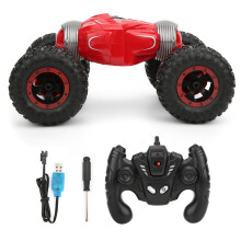 Voiture télécommandée pour garçons et filles, 2,4 GHz, robot tout-terrain, double face, rotations à 360.