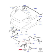 Hood Lock Holder Cover Guide Hook LR056535 for Evoque Sport for XF LR075617 LR027407 LR054326