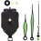 2 Set Quartz Clock Movement Kit Oscillating Movement + Luminous Pointer Clock Repair Parts Replacement Parts C 2