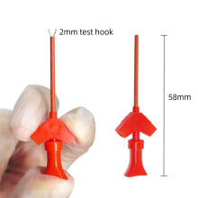 P5003 10 Stück SMD IC Test Hook Clip  Grabber für Überbrückungsdraht DIY Steckbrett Oszilloskop Logikanalysator