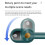 Portable Iron Handheld Ironing Machine Household Handheld Ironing Machine Rotating Folding Iron EU PLUG (White) 10