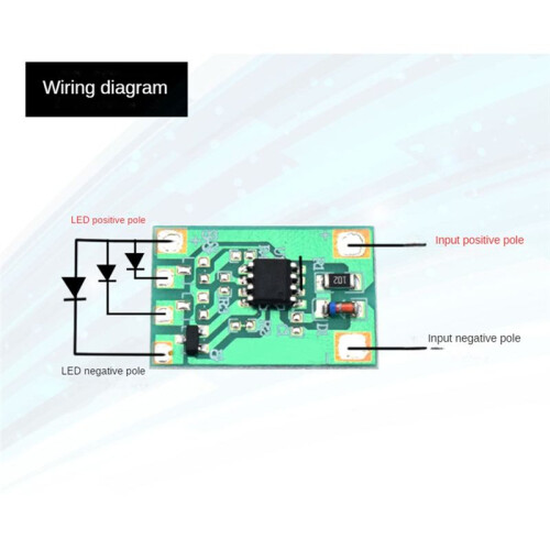 5Pcs Gradient Light Controller Automatic Dimmer Breathing Light Driver Module  3-12V with Slow Flashing Chip IC 1
