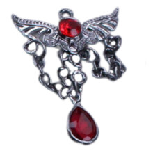 Wing Shape Rhinestones Alloy Pendant Embellishment for-C
