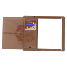 Porte de Poulailler Automatique 3-en-1 avec Minuteur USB, Télécommande, Couleur Marron