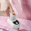Portable Iron Handheld Ironing Machine Household Handheld Ironing Machine Rotating Folding Iron EU PLUG (White) 4