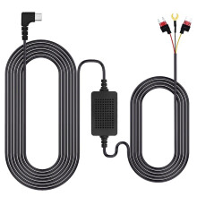 Cable Universal para Cámara de Salpicadero de Coche de 3,5 M, 12/24 V A 5 V, 3 A, Kit de Cable Duro DVR para Vehículo, Cámara de Vídeo, Grabadora,