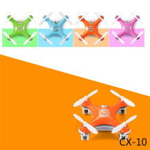 RC Quadcopter Cx10  Afstandsbediening Drone 2.4G 4CH met LED Elektronische Helikopter Elektrisch Vliegtuig Speelgoed voor Kinderen-B