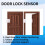 2.4GHz Wireless TTLOCK Door Sensor Door Contact Detection Windows Open Close Status Works with TTLOCK App  Locks 5