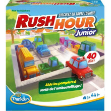 ThinkFun-Rush Hour Junior-Jogo de lógica-Quebra-cabeça-Engarrafamento-40 desafios 4 níveis-1 Jogador ou mais a partir de 5 anos-Ravensburger-76604