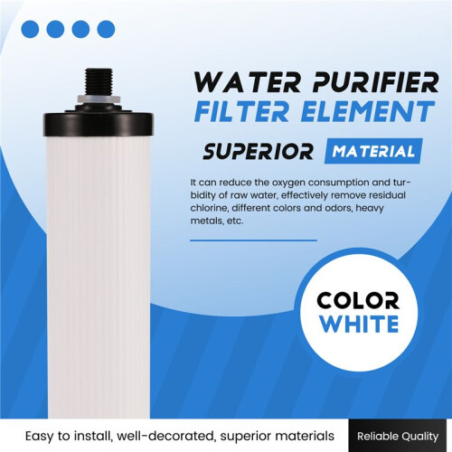Household Water Purifier Filter Elements 9-Inch T33 Rear Activated Carbon Filter Elements Water Purifier Accessories 1