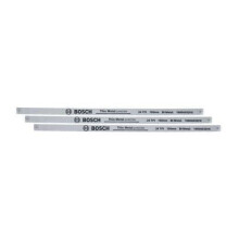 Bosch Set of 3 Precise 150 mm Jigsaw Blades (durable bi-metal blade for precise cuts in metal/plastic/soft wood)