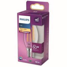 Philips LED bulb Equivalent 60W E14 Warm white Non-dimmable - Glass