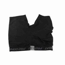Men Short Leggings Polyester Quick Dry Sports Pants Black XL