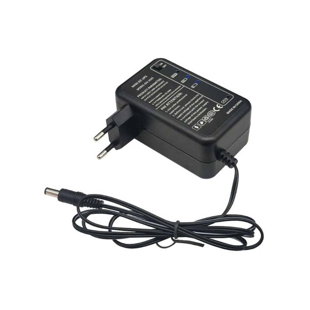5V 9V 12V 18.5Wh 5000Mah Ups Backup Power Supply Adapter 5.5X2.1mm Output For Wireless Router Modem Cctv Camera Eu Plug 4713464817867