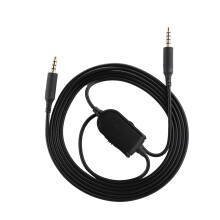 Gaming Headset Replacement Cable with Volume Wheel Gold Plated Plug for Astro A40A10TR Braided Jacket Oxygen Free Copper Core Universal