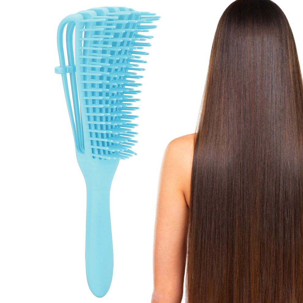 Blue Detangling Hair Brush Comb For Long Thick Wet Dry Hair