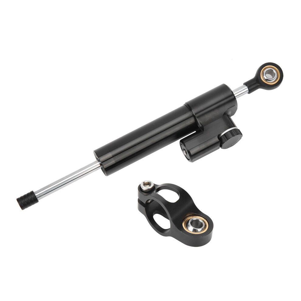 Universal Fitment Motorcycle Steering Damper Stabilizer With Smooth Operation Adjustable Steering Damper Speed Sensitive Technology Weight Light 9437117463700