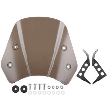 Motorrad-Windschutzscheibe, lenkt den Luftstrom und reduziert die Windgeschwindigkeit, kratzfestes Design für eine ästhetisch ansprechende Optik.