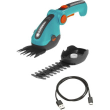 Kit cisaille à gazon ComfortCut Li + lame taille-buissons - 3,6 V/3,0 Ah - Protection de lames Câble USB-C - 9888-20