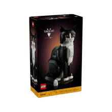 Construction Set - LEGO - 21349 - Bicolor Cat - Black and White - For Adults