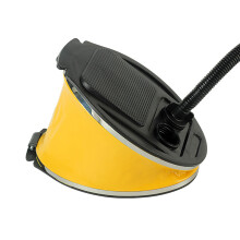 High Volume Foot Pump For Inflatable Pool, Interchangeable Nozzle Accordion Hose Manual Airpump Large Capacity Foldable And Durable Design Easy Inflat