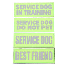 8Pièces Patch Accessoire Durable Nylon Vert Usage Extérieur