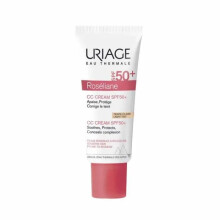 Roséliane CC Cream SPF50 (Light Tint) 40ml - Sensitive Skin Prone to Redness - Covers Redness, Unifies, Hydrates - Long-lasting Soothing Action & Sun