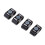 Black Dual Brake Throttle Cable Clamp Holder Organizer Separator Wire 1