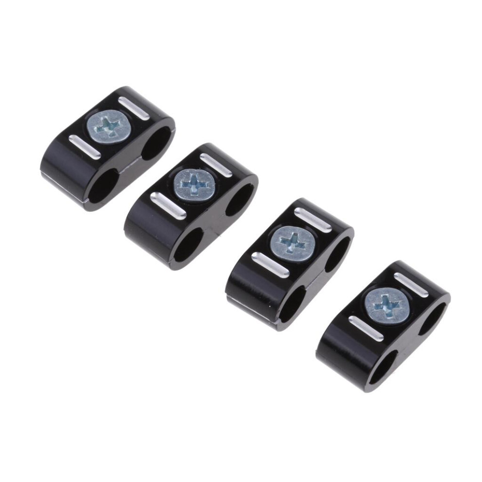 Dual Brake Throttle Cable Clamp Holder Organizer Separator Wire Black 6901423156685