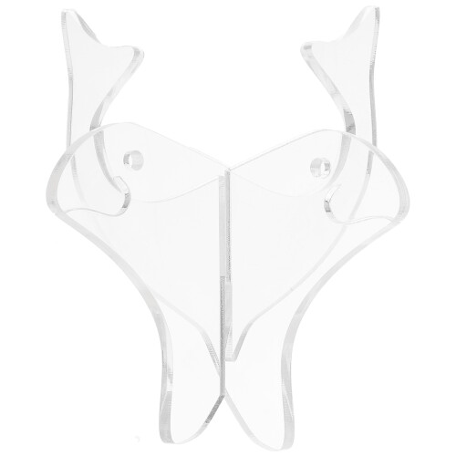 3Pièces Porte Kalimba Blanc En Acrylique Résistant, Support Portable