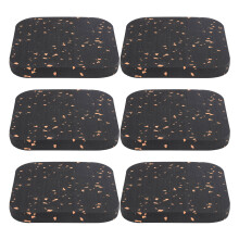 Tappetino per tapis roulant antistatico, fonoassorbente e resistente agli urti per palestra domestica, cuscinetti in gomma ammortizzanti,