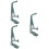3Pièces Supports De Scie Portables Vert Pour Bricolage 7