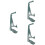 3Pièces Supports De Scie Portables Vert Pour Bricolage 6