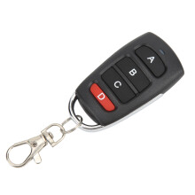 Telecomando di ricambio per porta da garage con funzione di clonazione, compatibile con sistemi di controllo remoto a 4 canali con frequenza 433,92
