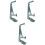 3Pièces Supports De Scie Portables Vert Pour Bricolage 3